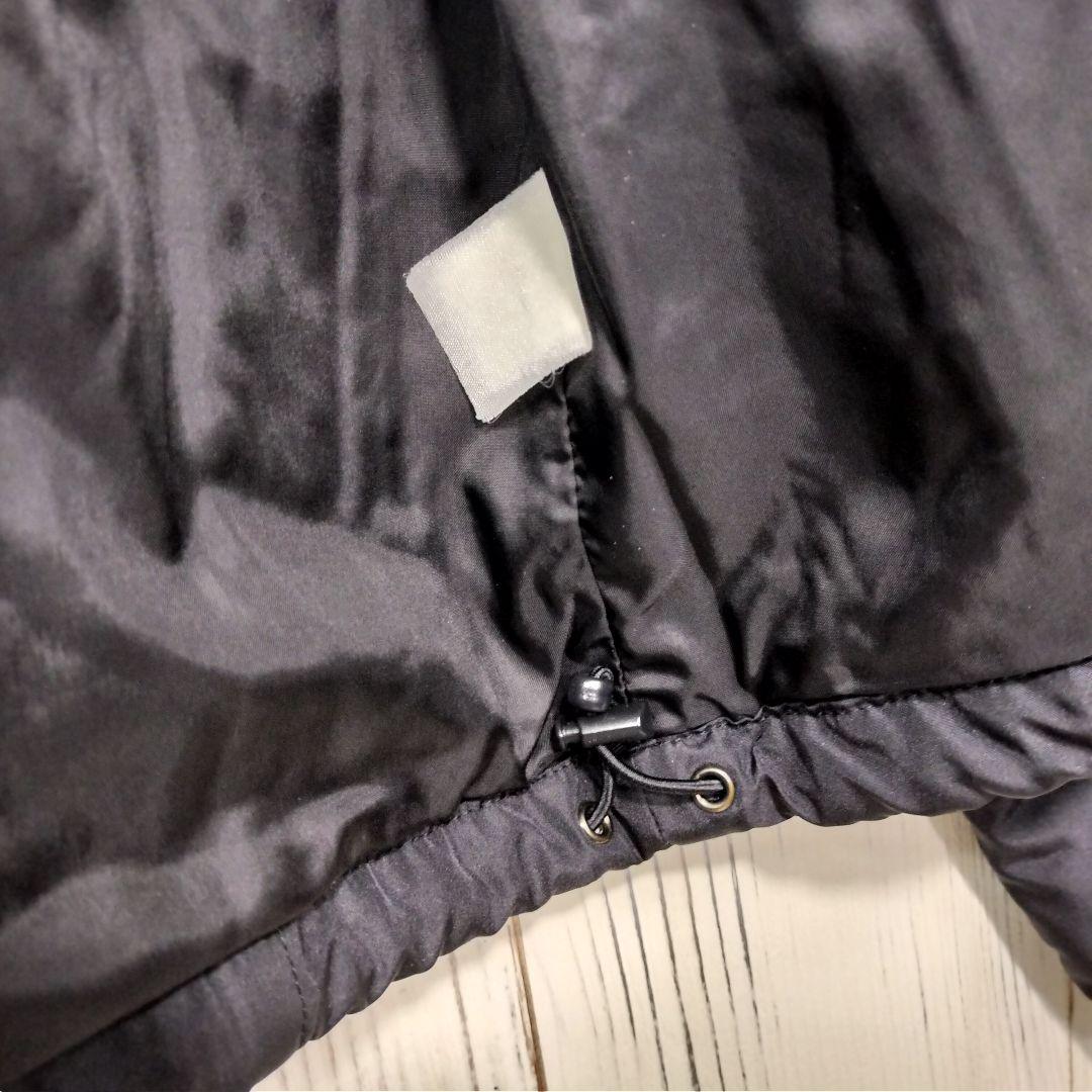 ✩ノースフェイス✩刺繍ロゴライトダウンジャケット　レディースL ブラック