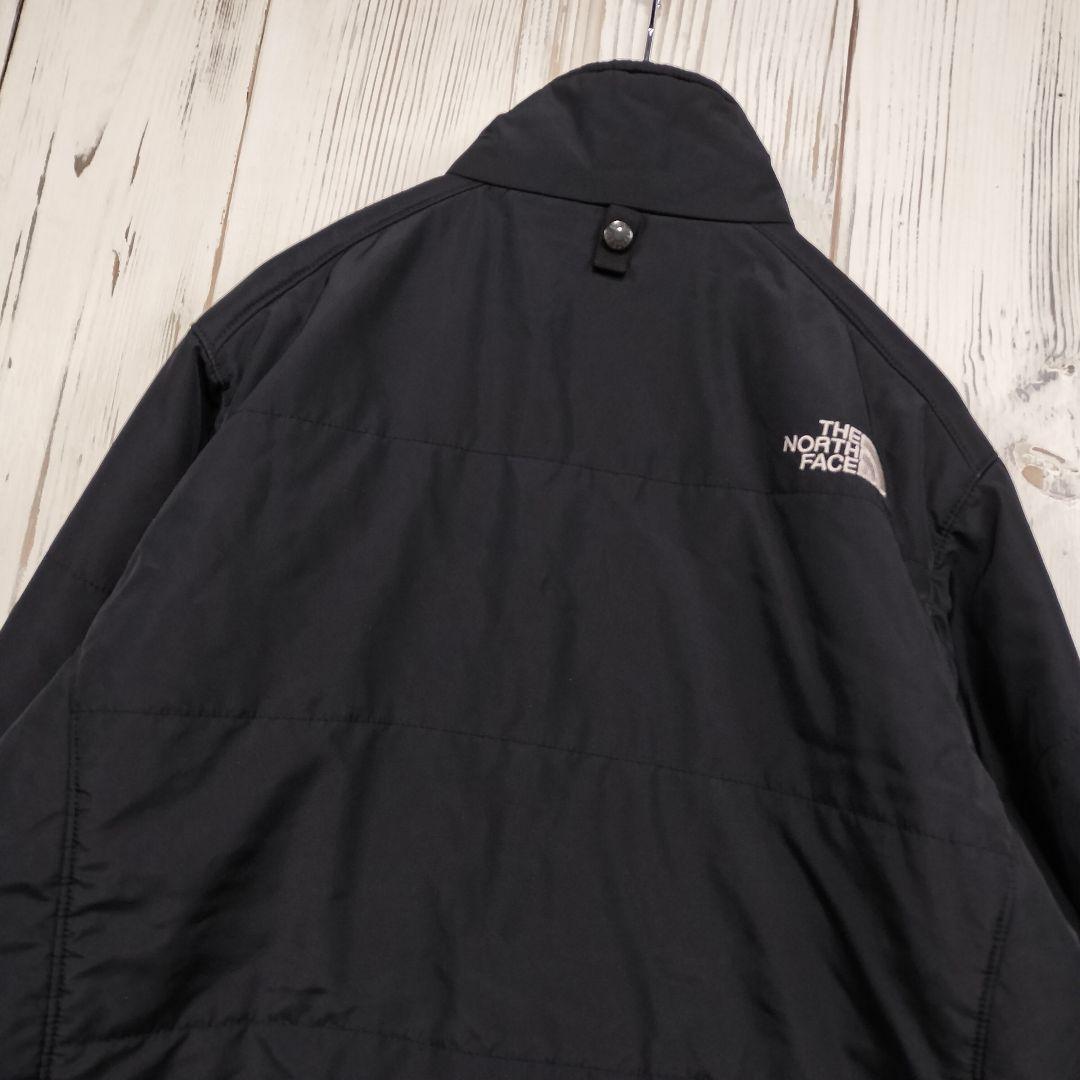✩ノースフェイス✩刺繍ロゴライトダウンジャケット　レディースL ブラック