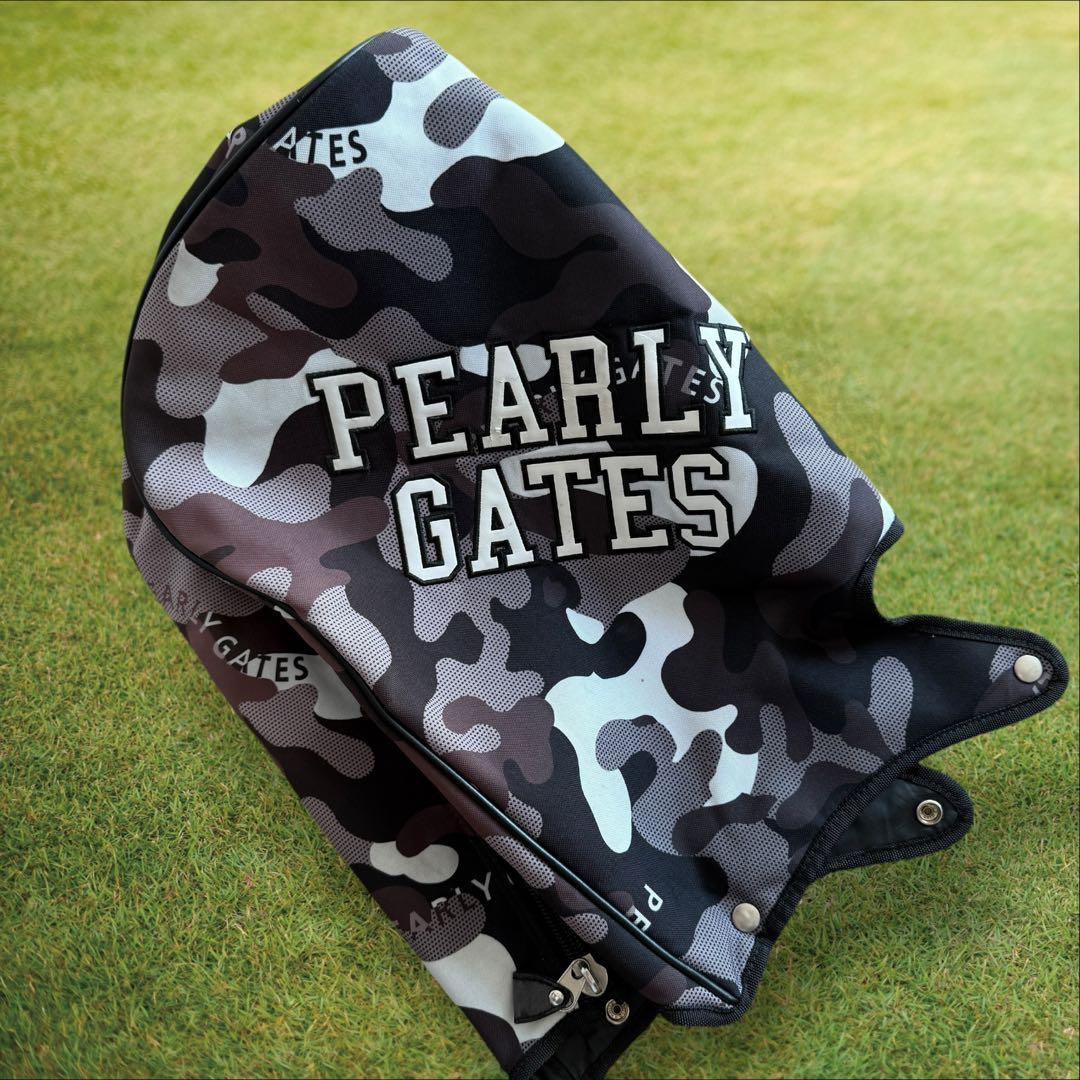 パーリーゲイツ　キャディバッグ　迷彩　カモ柄　ショルダー式　スタンド式　軽量