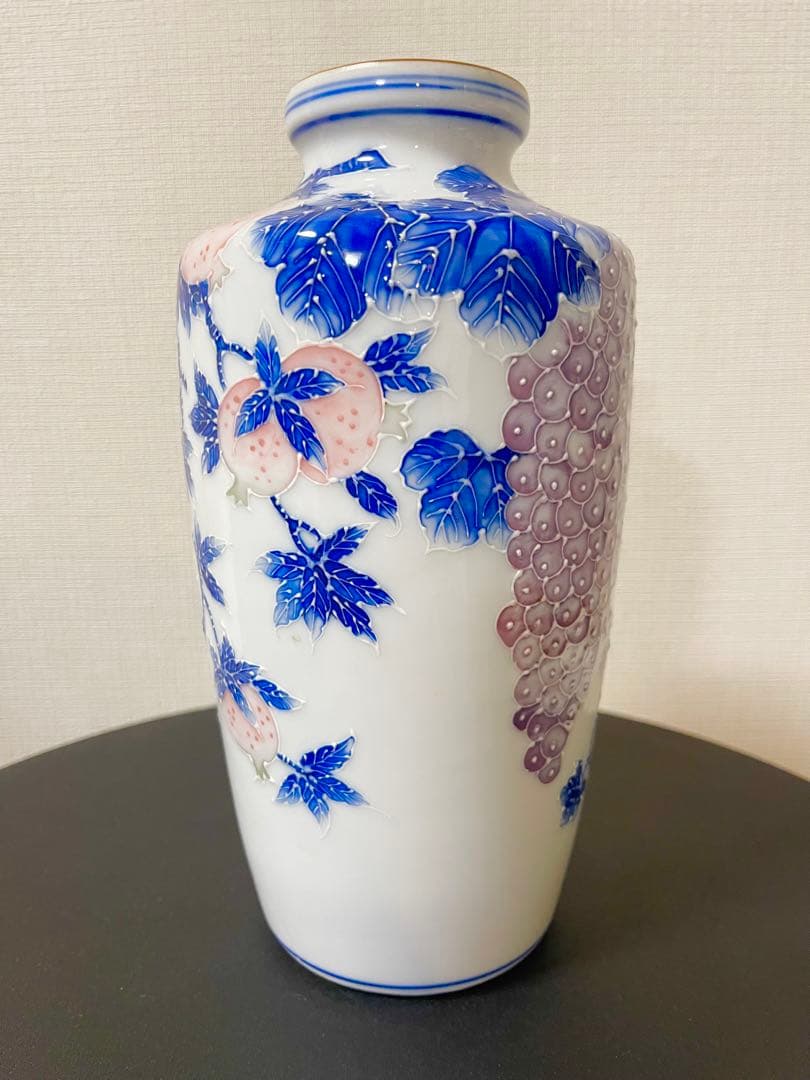 瀬戸焼　河本礫亭　花瓶