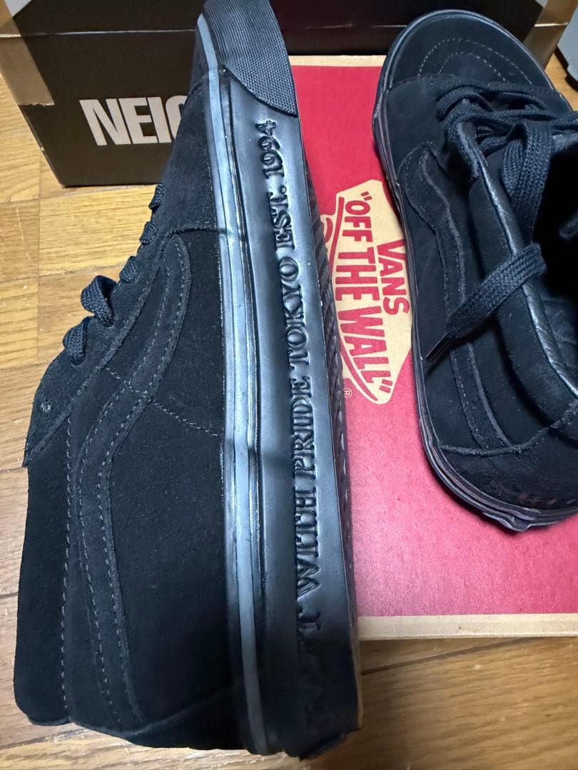 NEIGHBORHOOD × Vans Sk8-Mid 83 DX \"Black