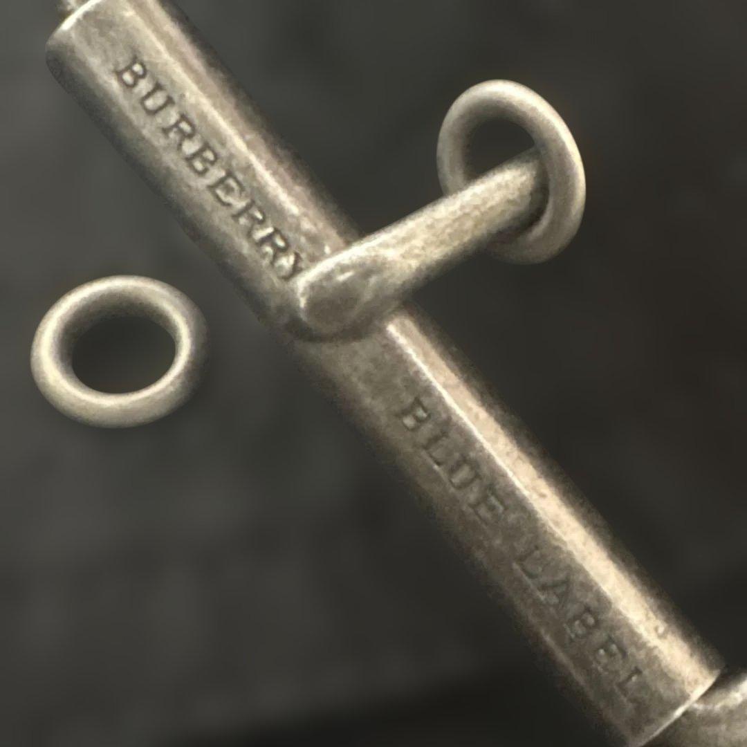 バーバリーブルーレーベル　トレンチコート　ライナー付き　黒　ベルト　チェック