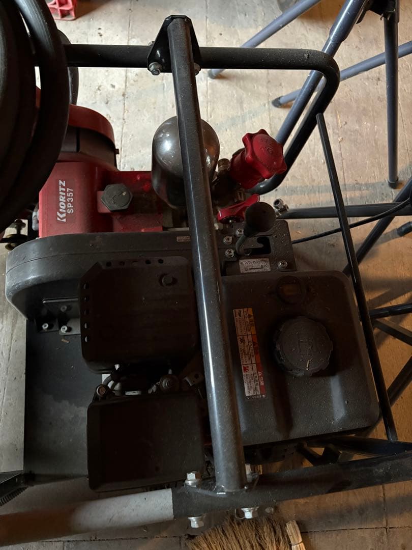 Kioritz 園芸機器 ホースリール付き 赤