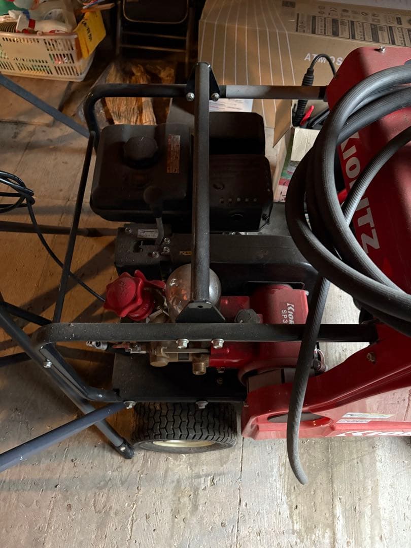 Kioritz 園芸機器 ホースリール付き 赤