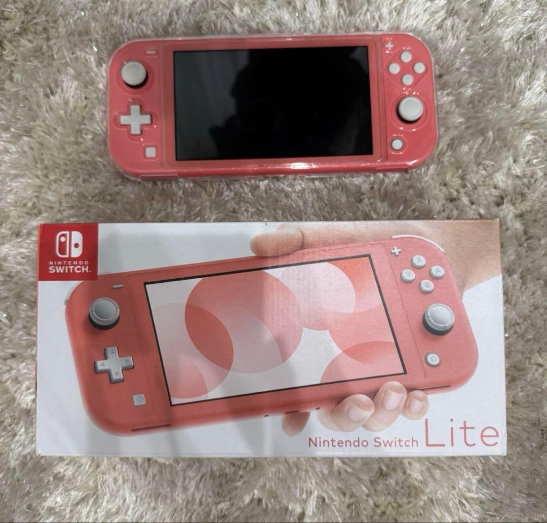 Nintendo Switch Light 保護透明ケース付き【2025年購入】