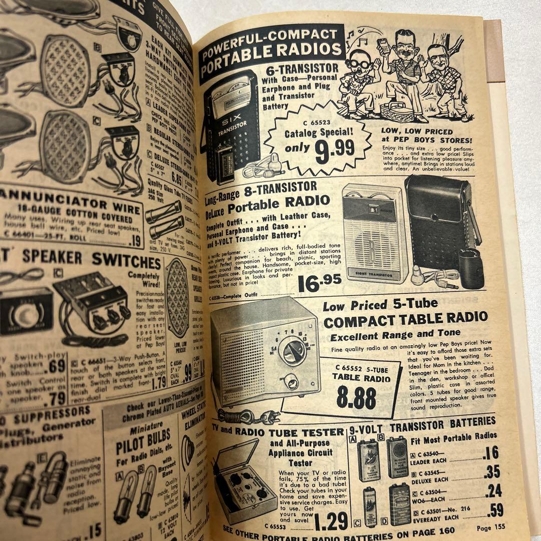 1962 年ビンテージPep Boys カタログ１冊