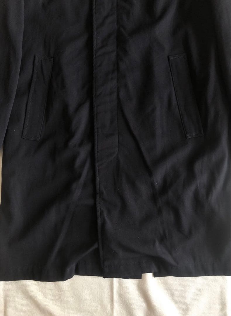 70s イギリス軍 ウールギャバジン レインコート ネイビー 古着 ヴィンテージ