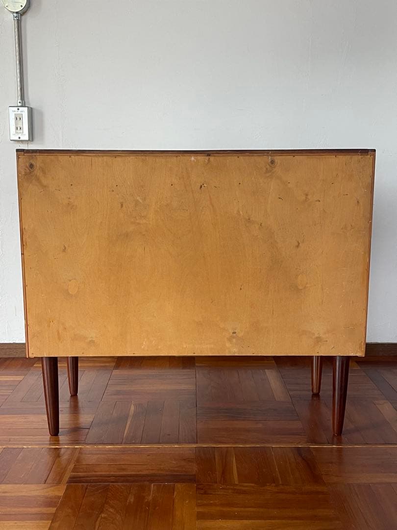 北欧 デンマーク ヴィンテージ チーク 3段 チェスト