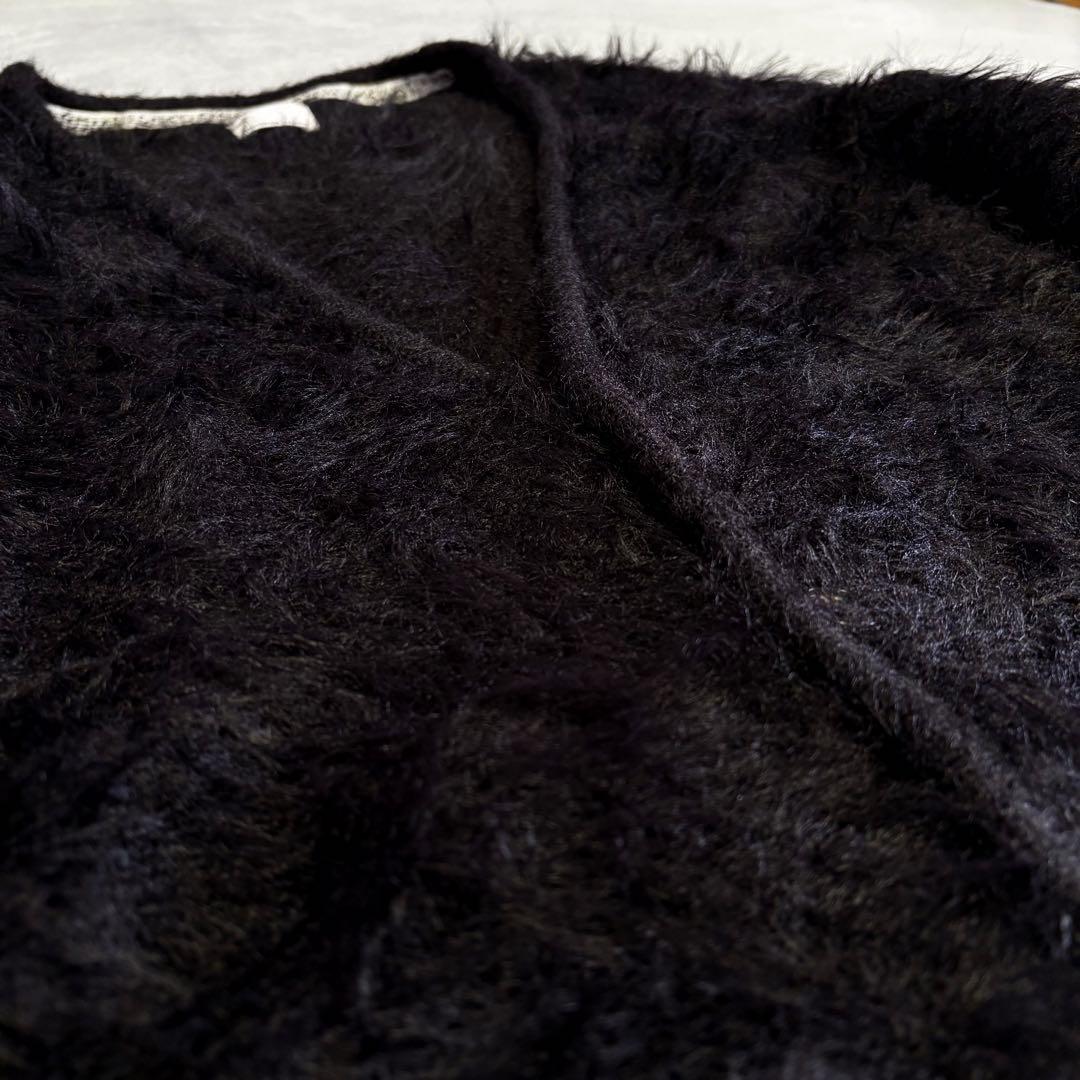 美品 NUMBER NINE フェザーファーヤーン ルーズ ニット カーディガン