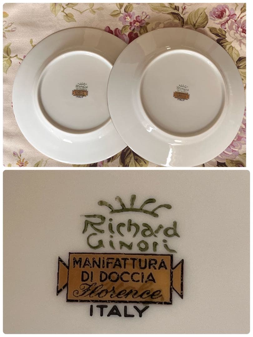 【レア美品】リチャードジノリ★フィレンツェ★デザート皿　2枚