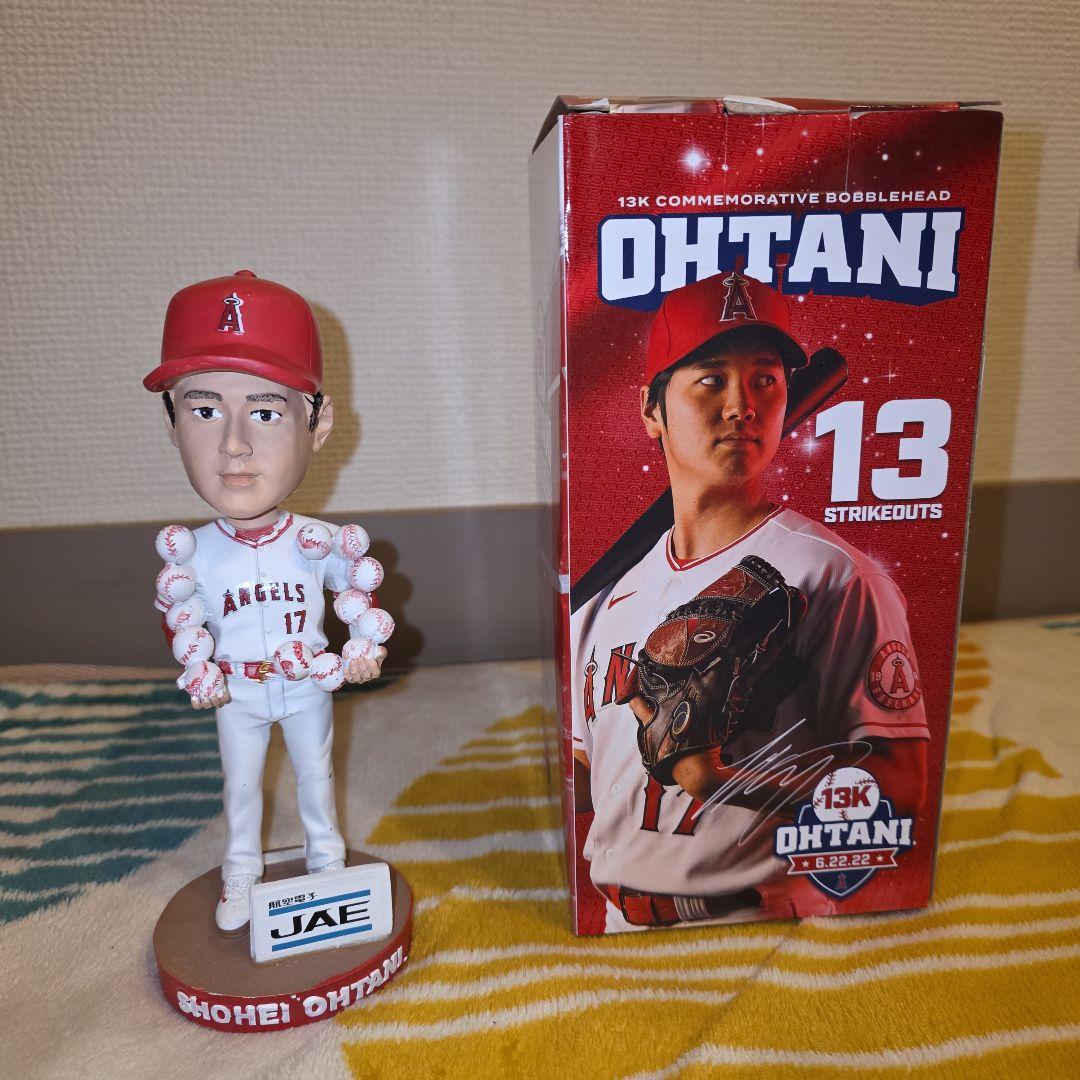 大谷翔平 13K strikeouts ボブルヘッド 人形 航空電子 JAE
