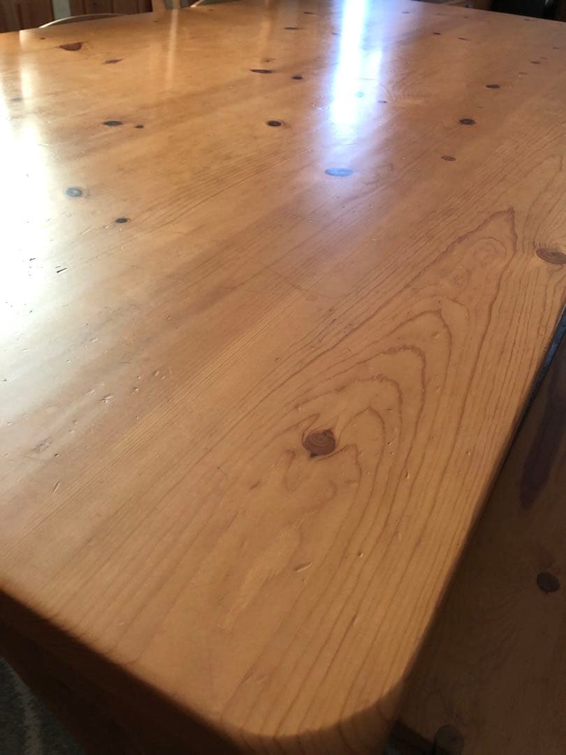 ダイニングテーブル（200cm）　ベンチ椅子セット【引取限定】