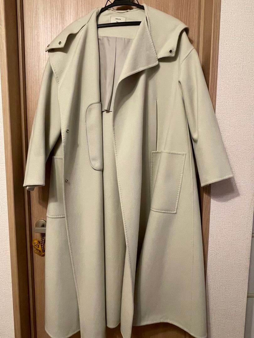 ebure エブール 別注 ロンハーマン コート ライトグリーン 36