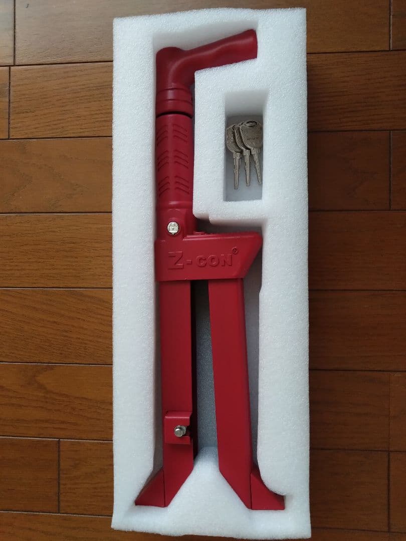 【新品】LESTA レスタブレーキロック　ペダルロック　赤・レッド