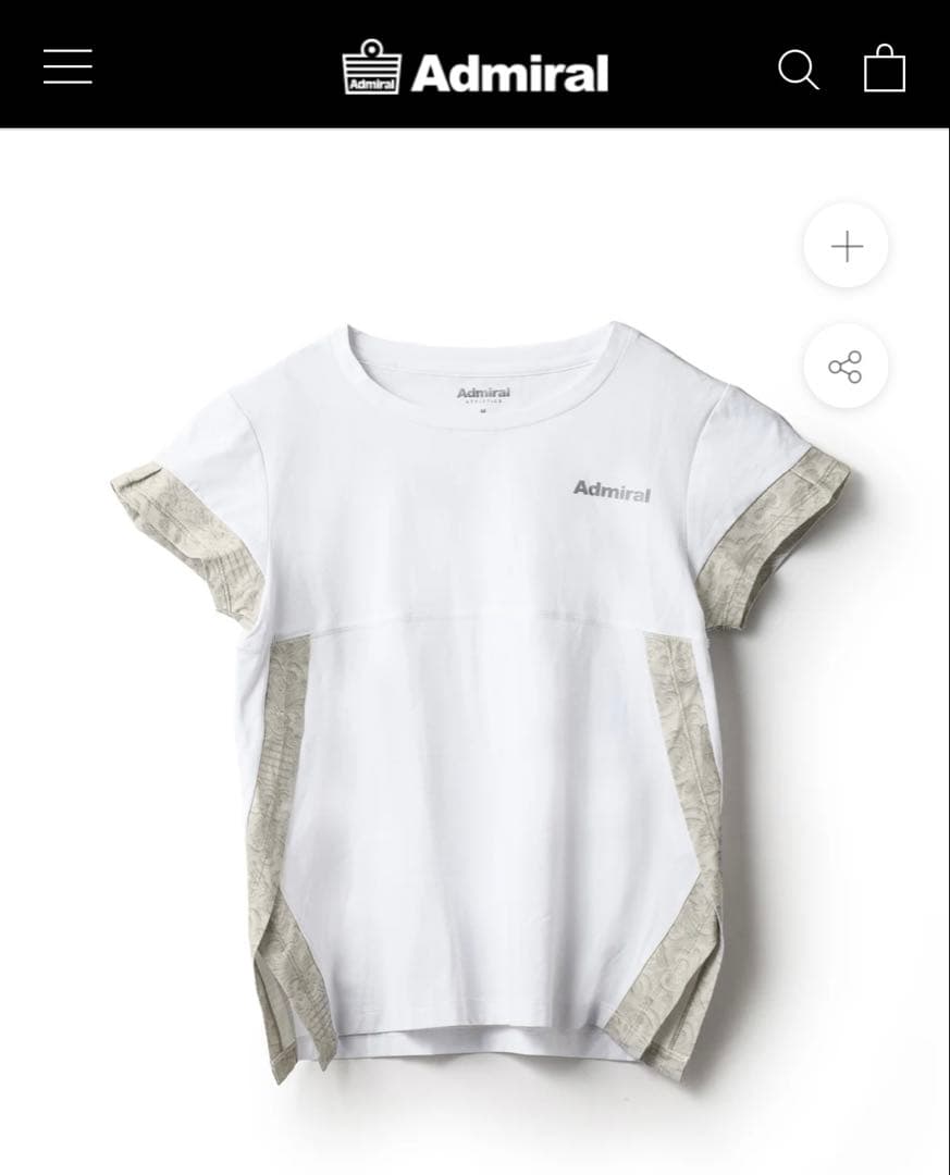 新品⭐️admiral プリントサイドスリットTEEATLA443
