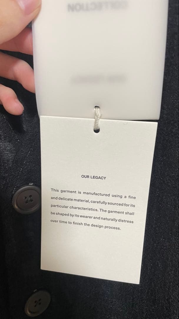 ourlegacy カーディガン