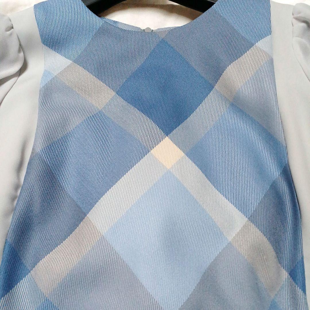 新品未使用　ブルーレーベルクレストブリッジ　チェック柄 ワンピース 38