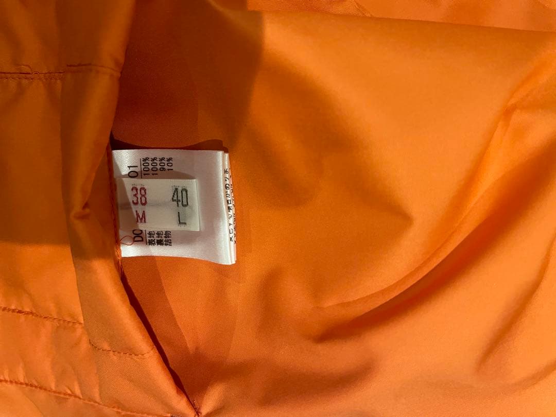 ダウンベスト ブラウン