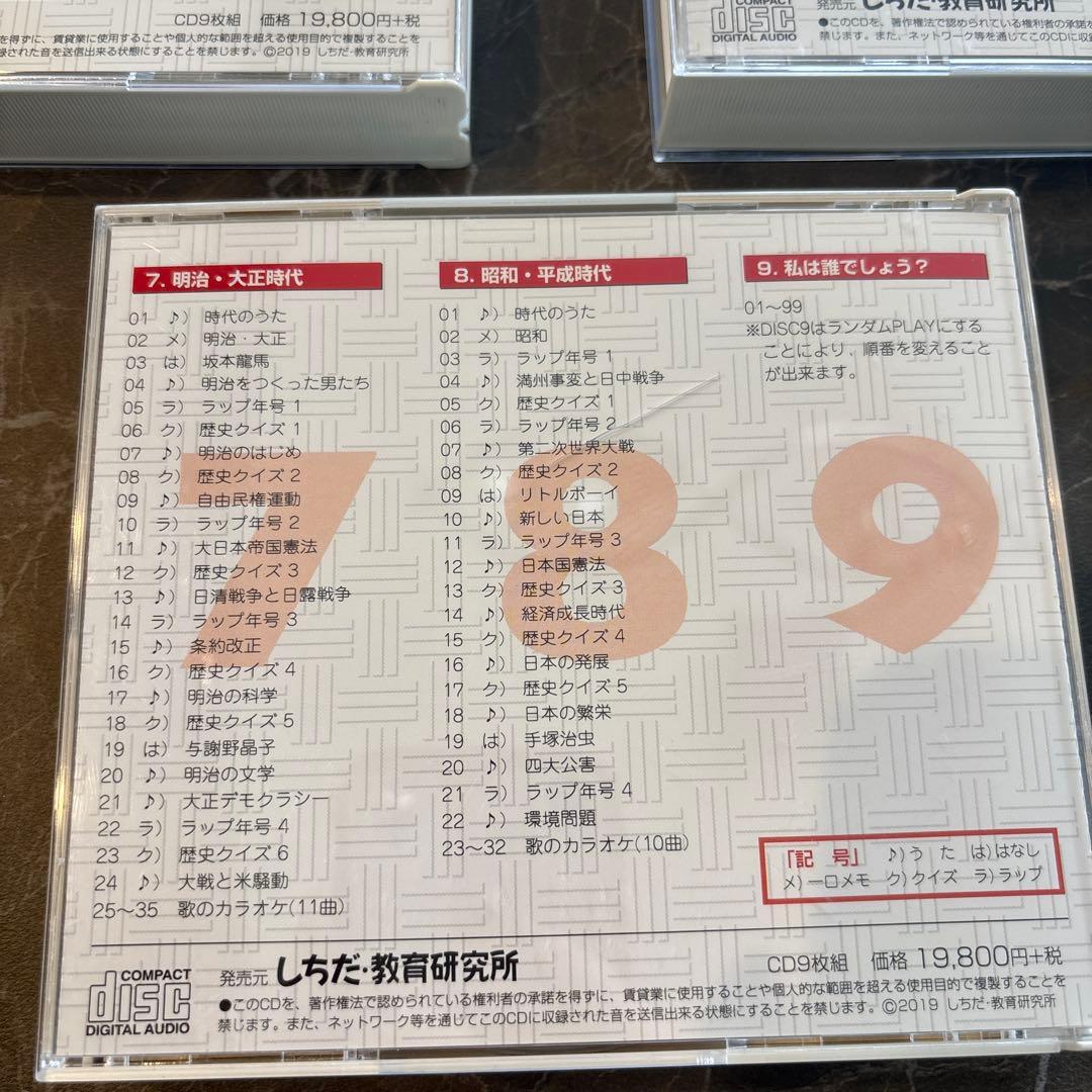 しちだ　　れきし探訪　CD9枚セット