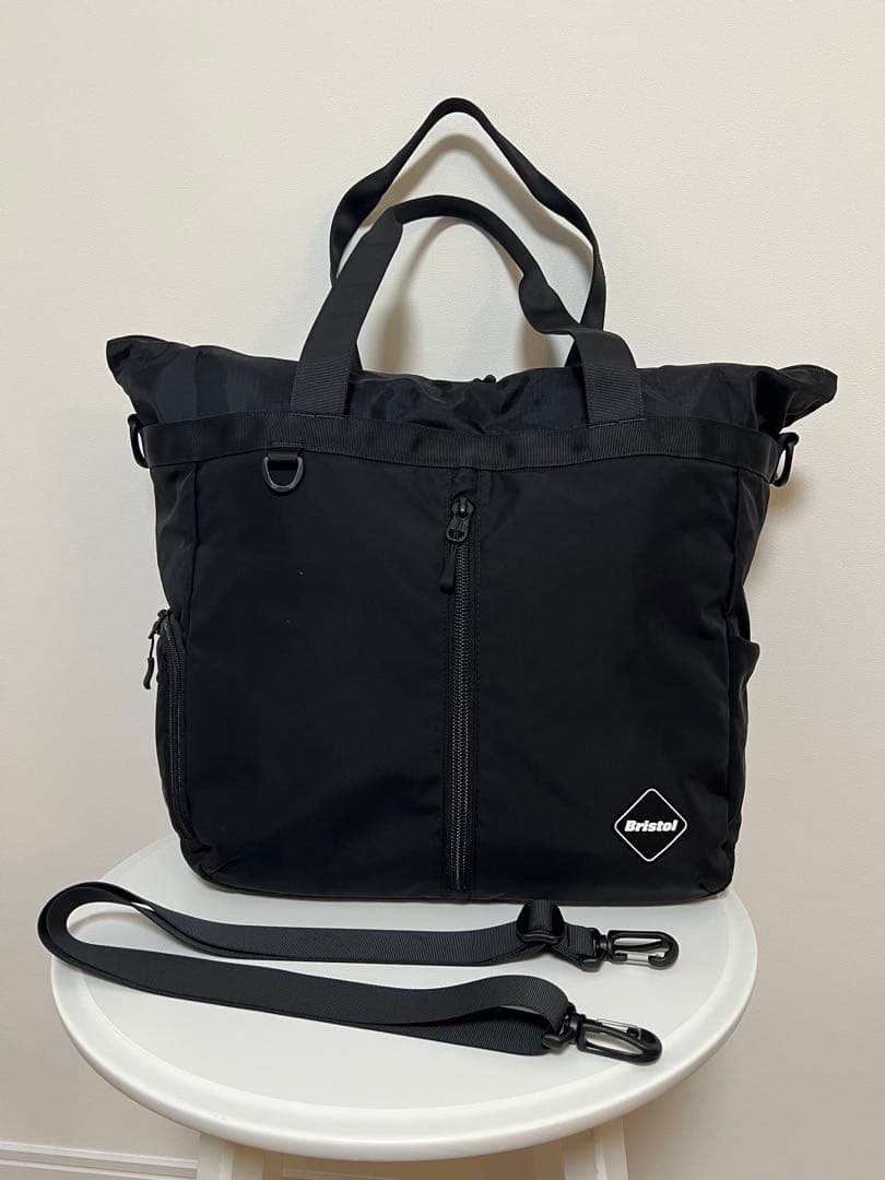 F.C. Real Bristolブラック トートバッグ