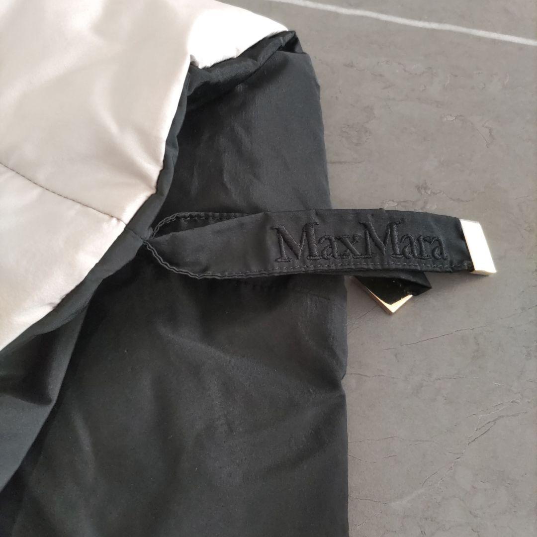 2024MaxMaraダウンベスト/リバーシブル/ロゴ刺繍/テディベア