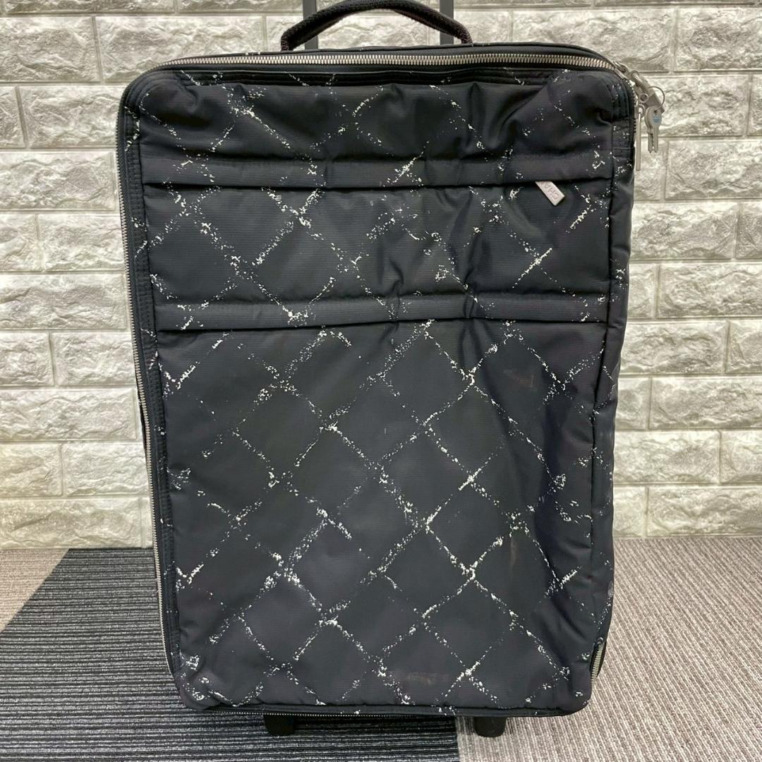 CHANEL　シャネル　旧トラベルライン　キャリーケース　２輪　ブラック