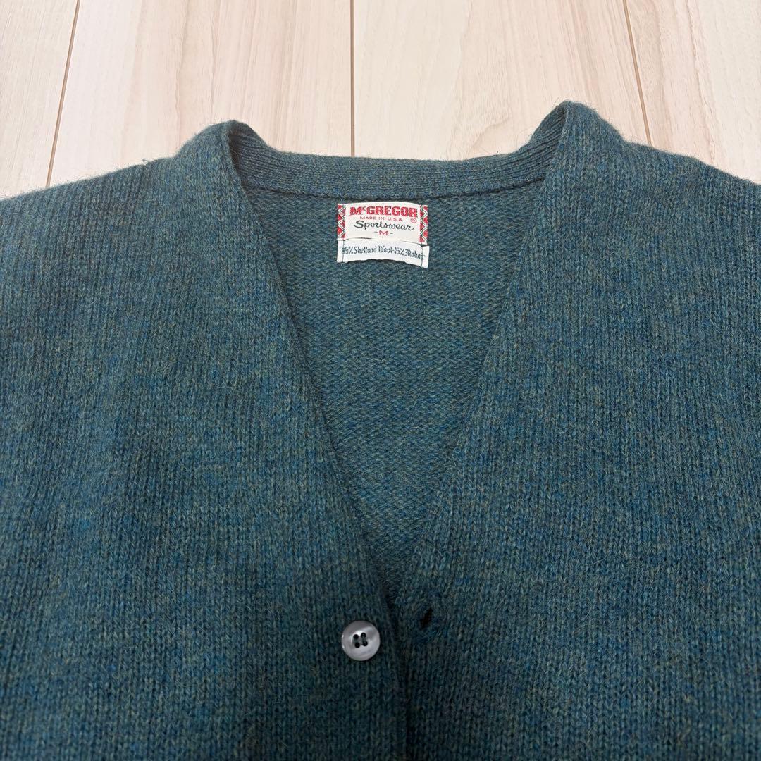 60s-70s McGREGOR モヘアカーディガン 古着 USA
