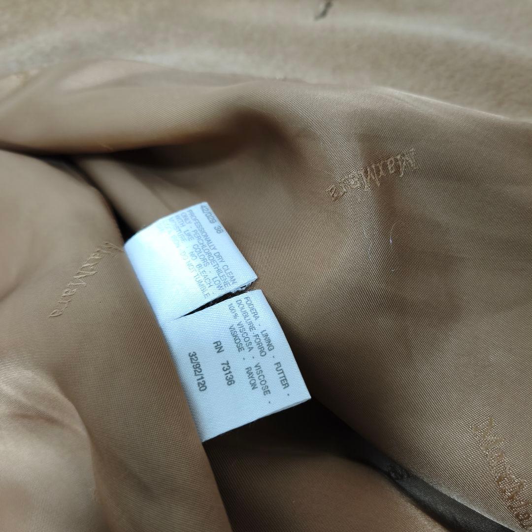 美品✨マックスマーラ 白タグ キャメル100% アイコンベルテッドコート