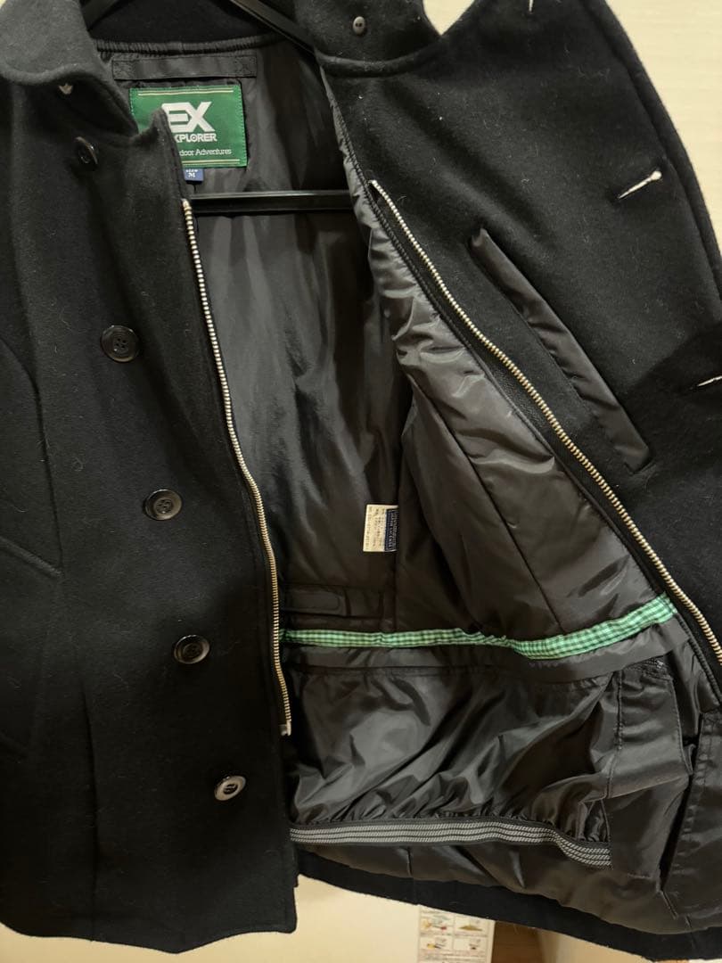⧉ KUSHITANI EXPLORER ウールコート ブラック Mサイズ