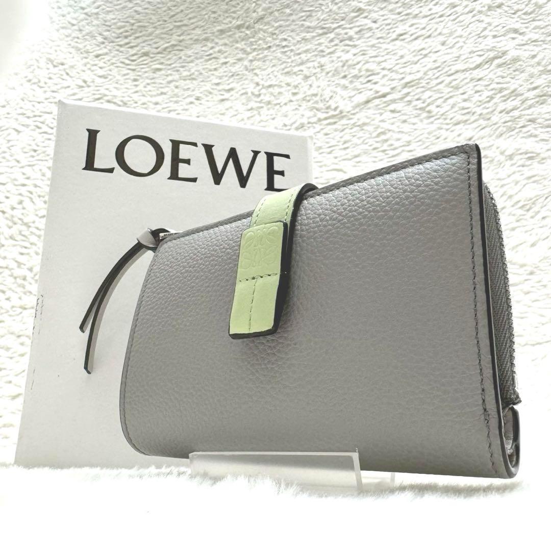 極美品✨ LOEWE ロエベ SLIM ZIP BI-FOLD WALLET