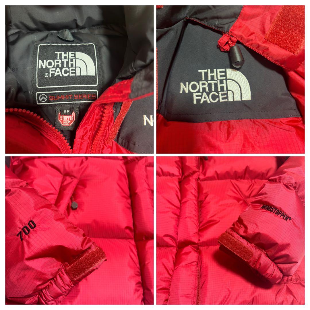 【極美品】ノースフェイス サミットシリーズ ダウン 85(XS) 赤×黒 700
