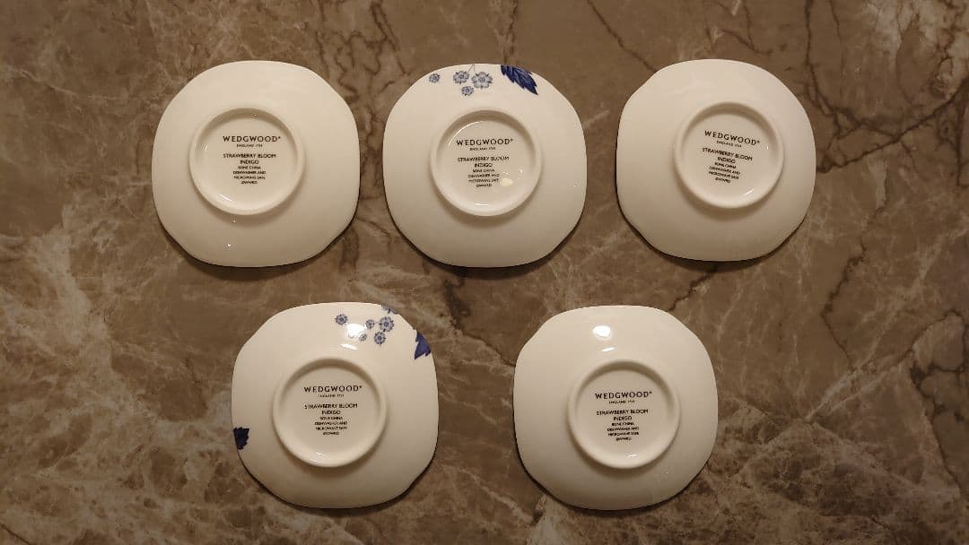 【期間限定値下～2/10】ウエッジウッド ストロベリー ブルーム インディゴ