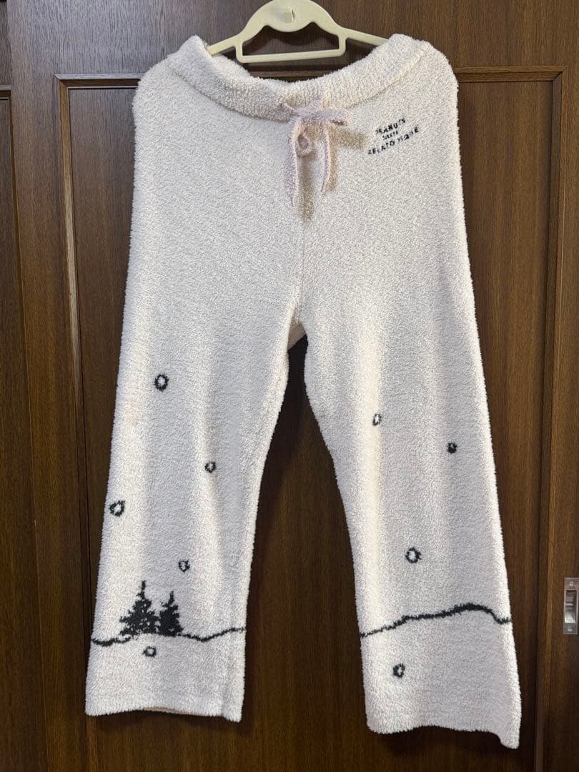 25日までの金額！ジェラートピケ PEANUTS ルームウェア上下・シューズ