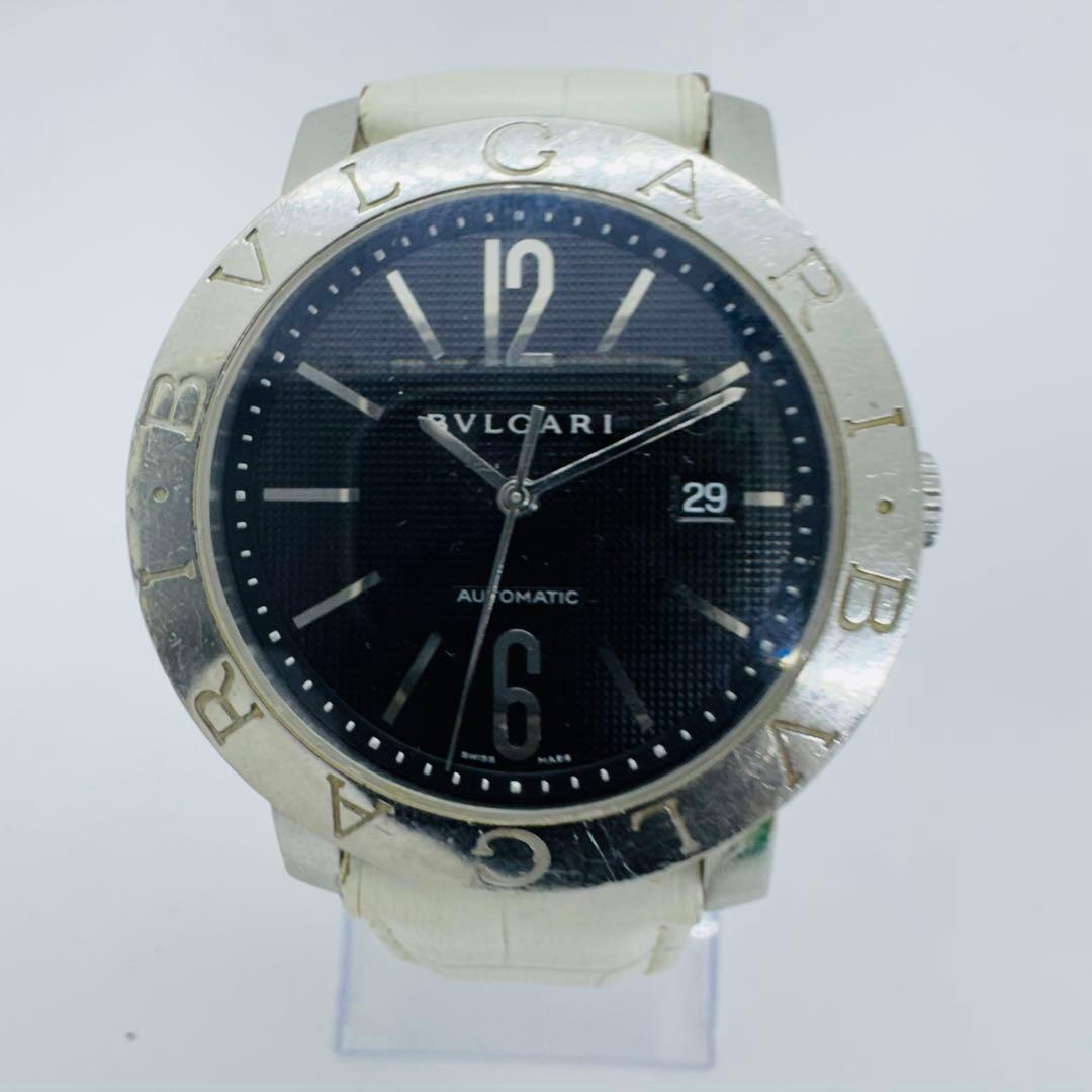 ✨BVLGARI✨ブルガリ✨デイト✨ブラック文字盤✨AUTOMATIC✨腕時計✨