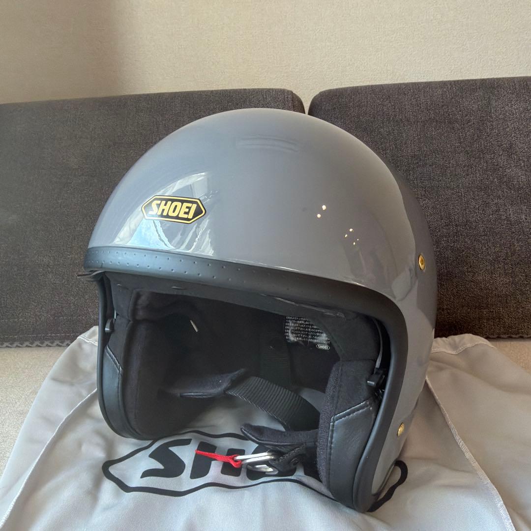 【価格交渉OK】SHOEI　JO　グレー　ジェットヘルメット　J.O　L