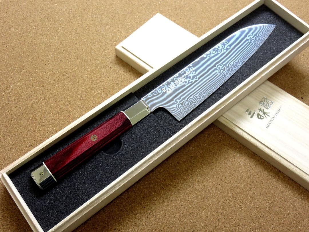 関の刃物 三徳包丁 180mm 三昧 荒波 コアレス鋼 野菜 肉切り 両刃万能