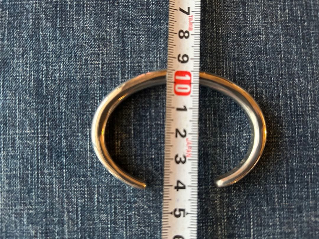 DOUBLE RL スターリングシルバー　バングル　USA製　RRL 希少品　M