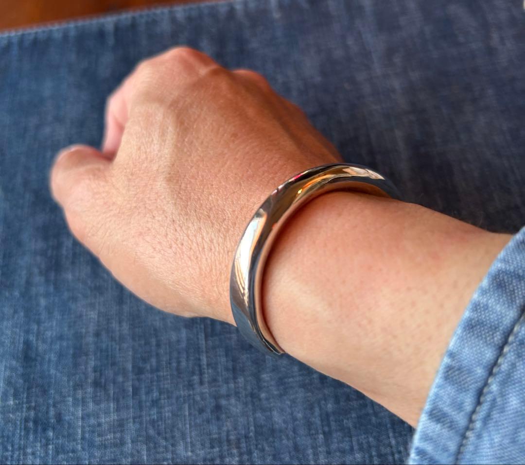 DOUBLE RL スターリングシルバー　バングル　USA製　RRL 希少品　M