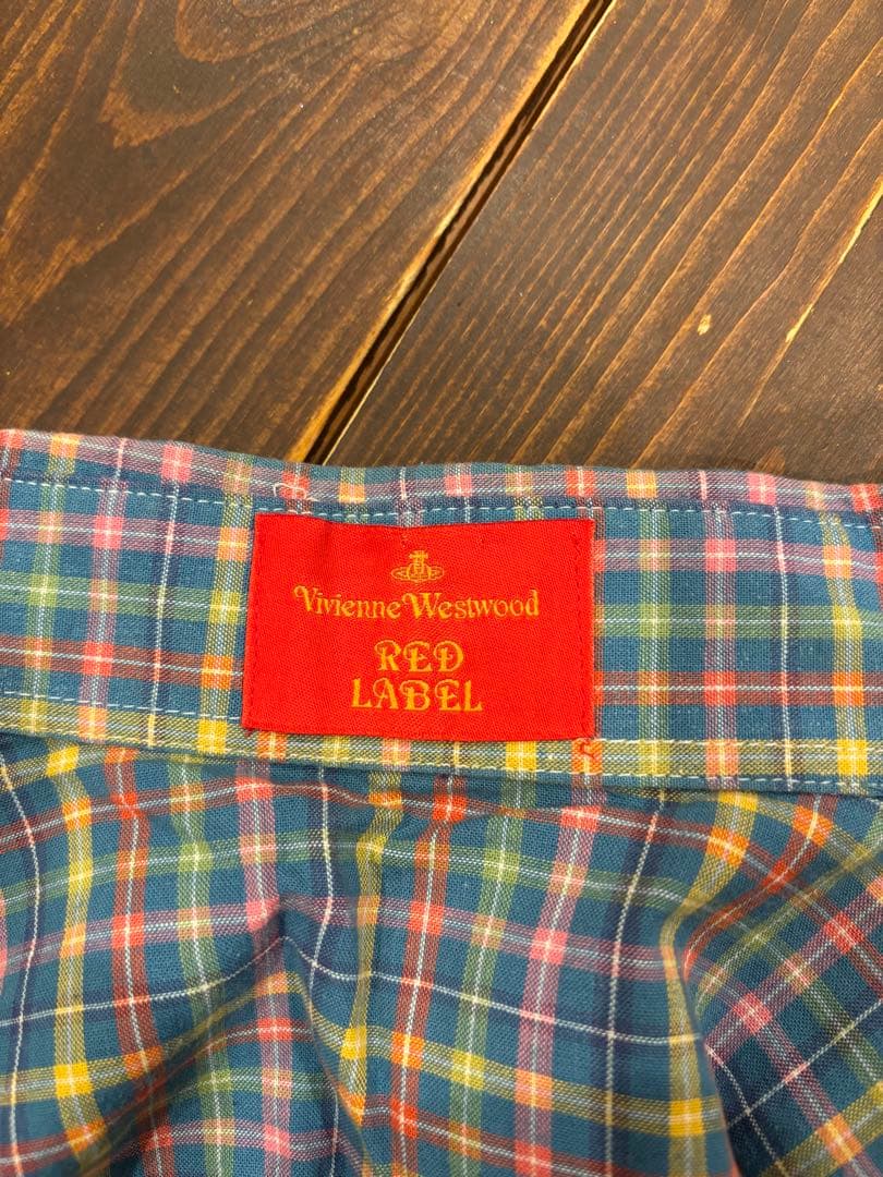 Vivienne Westwood RED LABEL 半袖シャツ チェック柄
