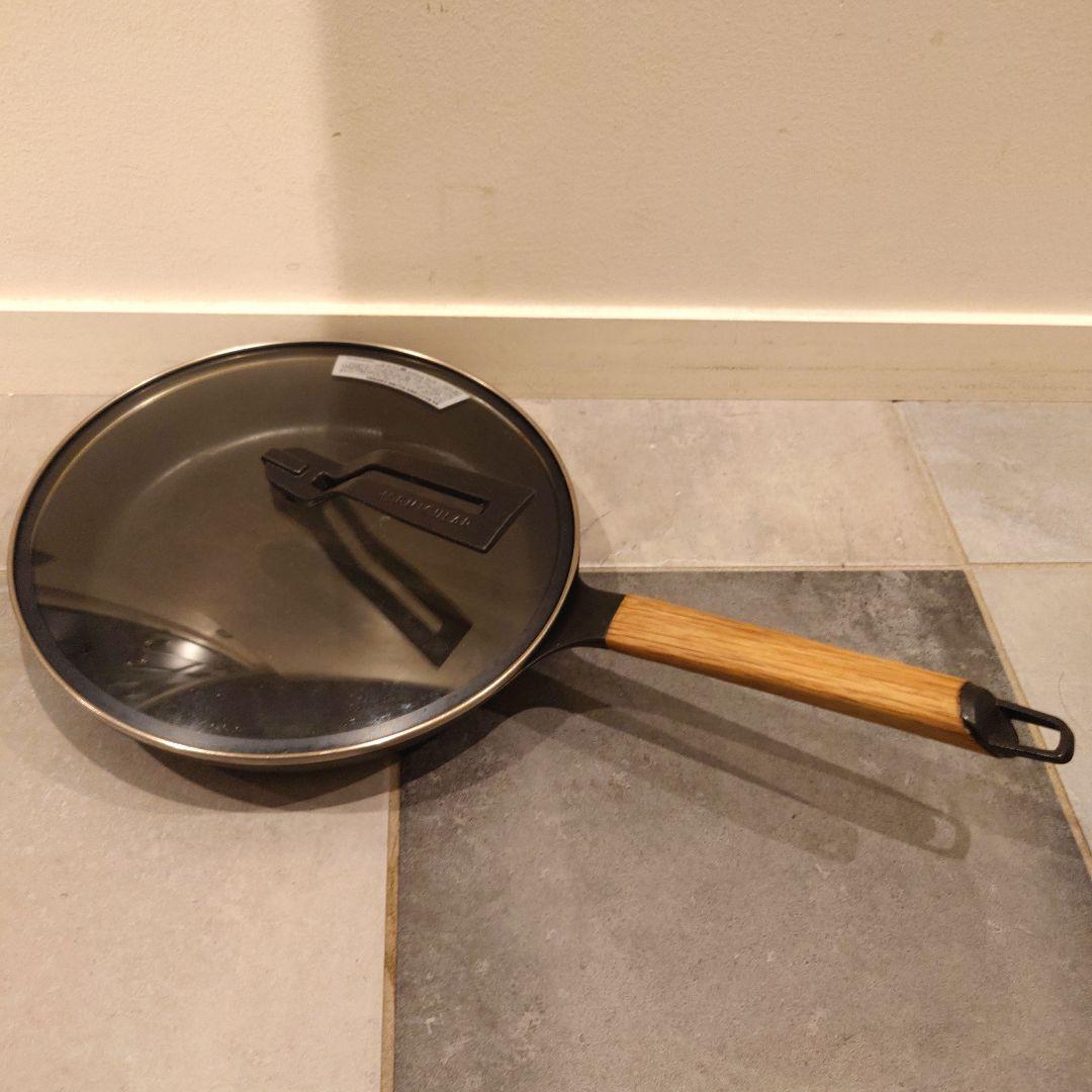 Vermicular 鋳鉄 フライパン 26cmガラスリッドセット