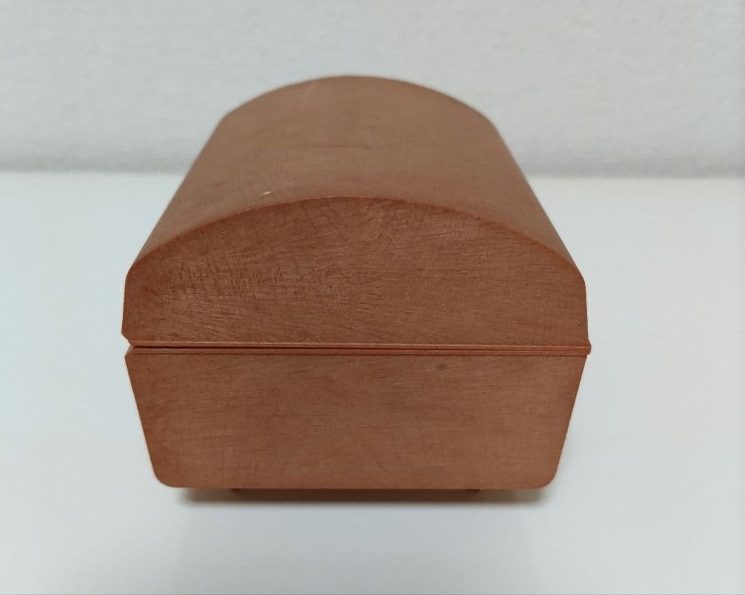 【ジャンク品】オルゴール付きアクセサリーボックス【レトロ】