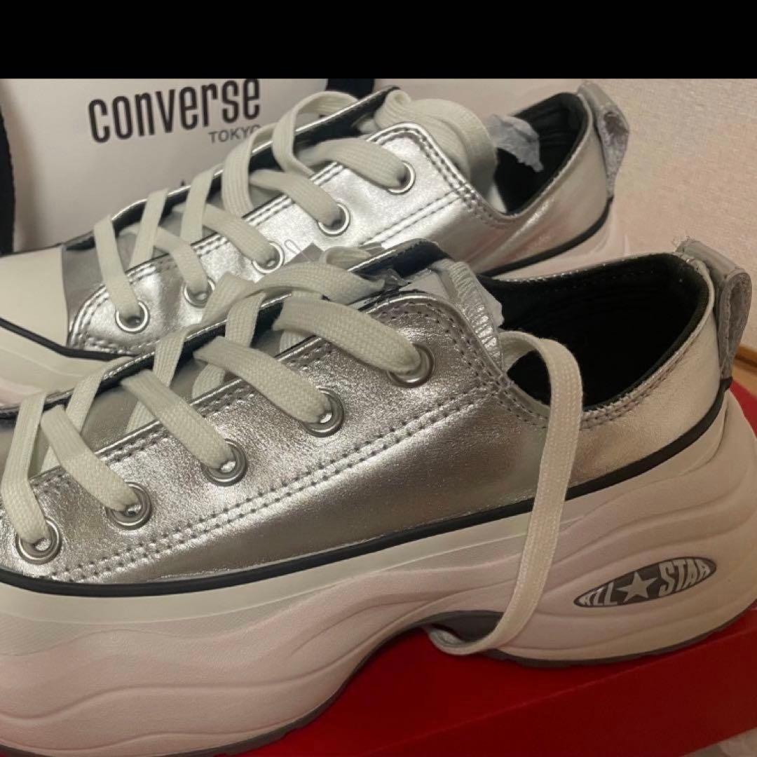 新作コンバース 厚底スニーカー オールスター新品未使用　箱袋レシートクリスマスに