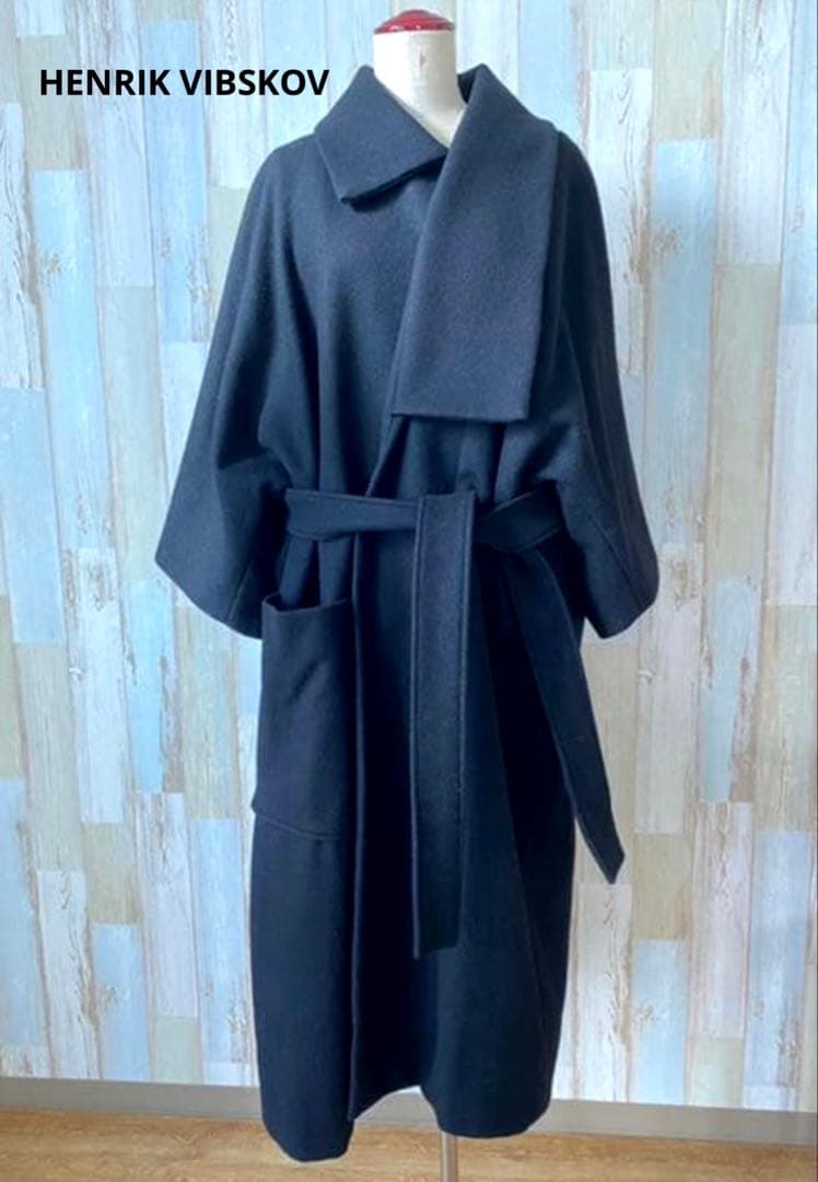 HENRIK VIBSKOV CAPECOAT ウールコート