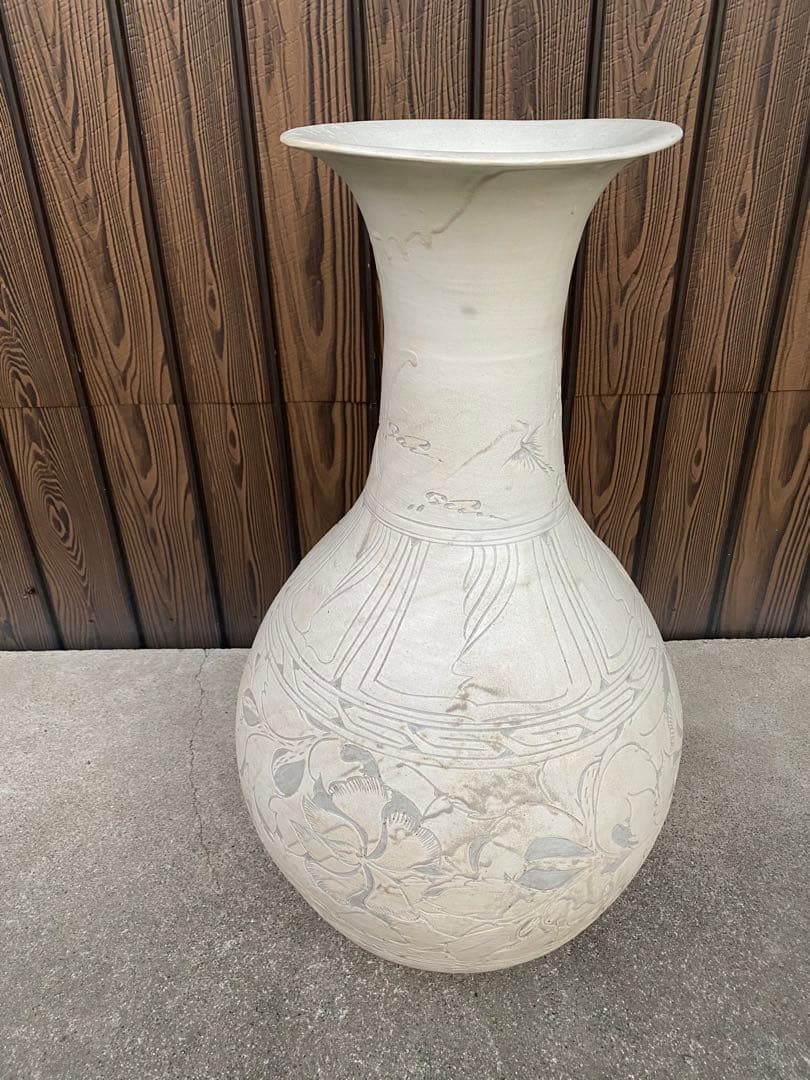 大型　花瓶　特大　アンティーク　壺　置物　骨董