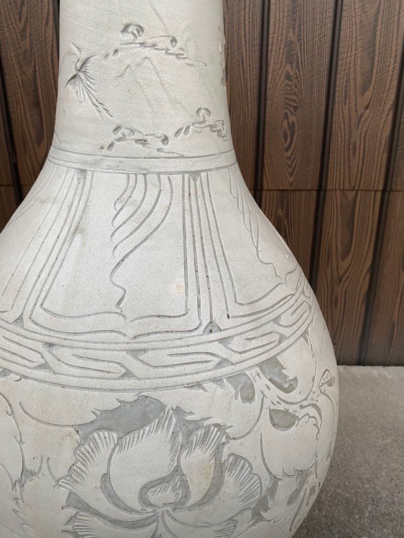 大型　花瓶　特大　アンティーク　壺　置物　骨董
