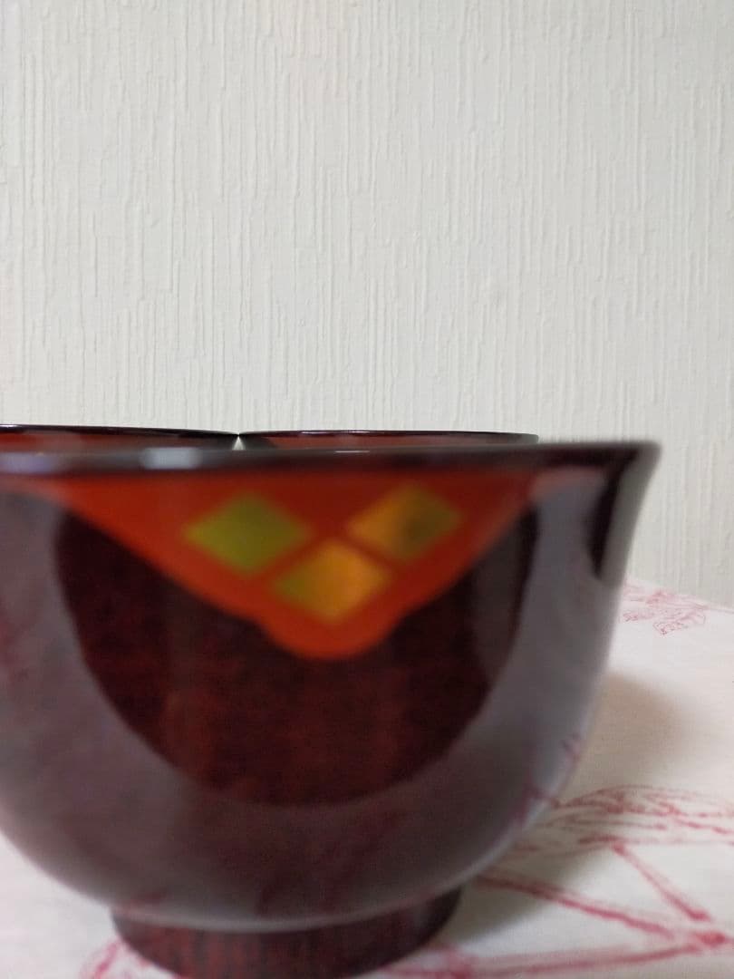 秀衡塗　羽反椀　ゆり型椀