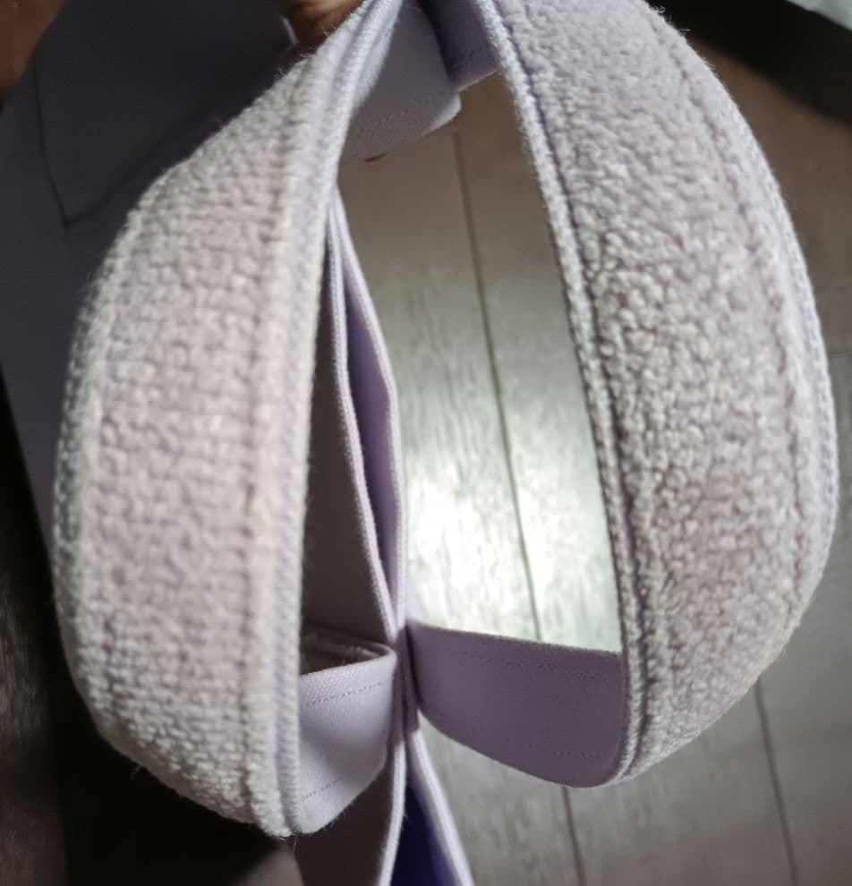 美品 フェイラー オールドテディガール　ワッペントートバッグ ラベンダー 小 紫