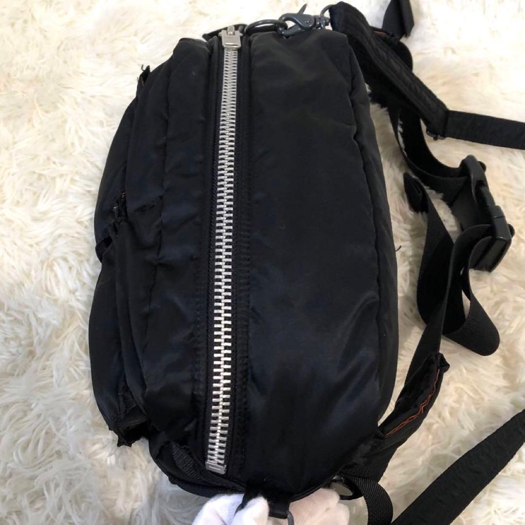 未使用級✨ポーター ウエストバッグ　ショルダーバッグ ブラック　メンズ