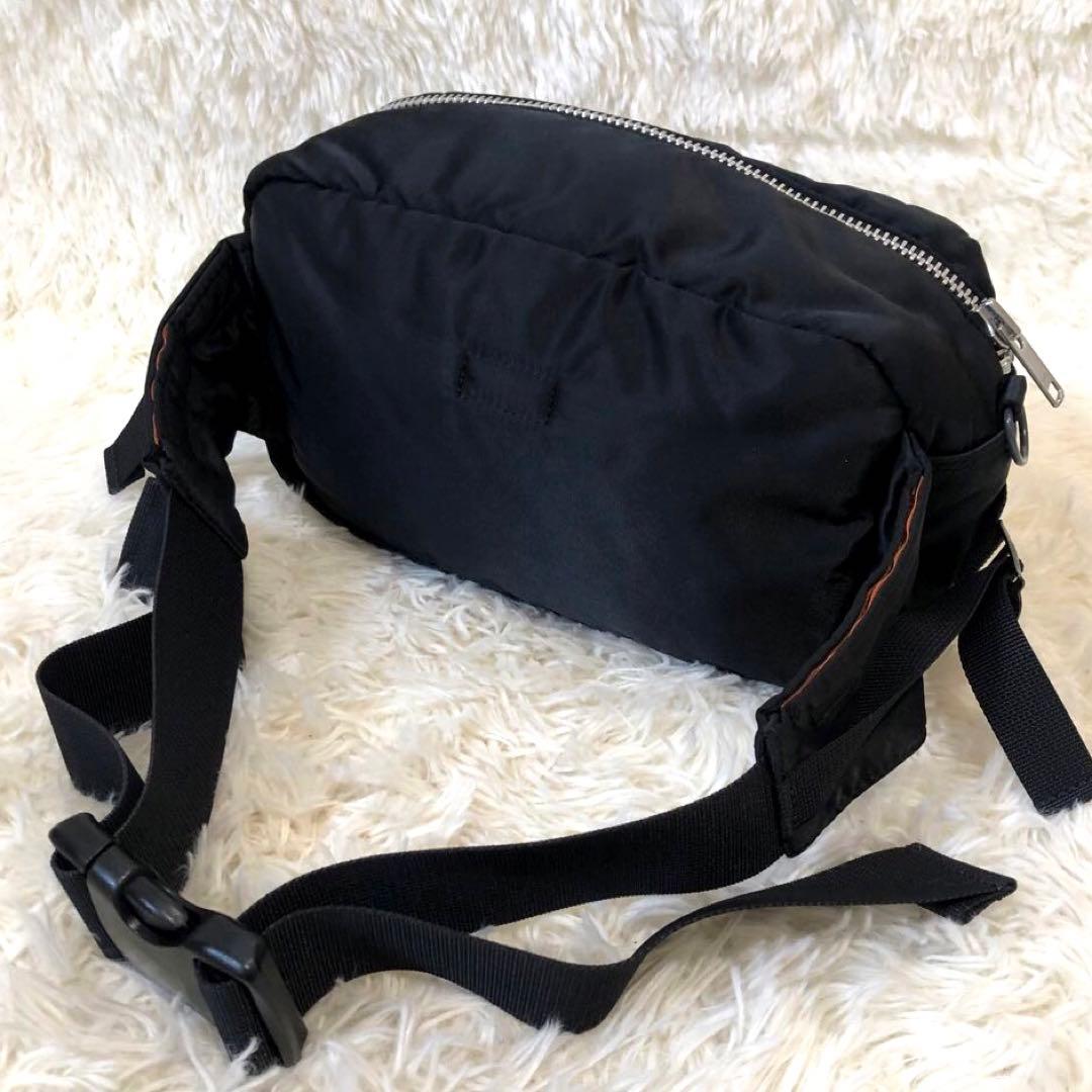 未使用級✨ポーター ウエストバッグ　ショルダーバッグ ブラック　メンズ