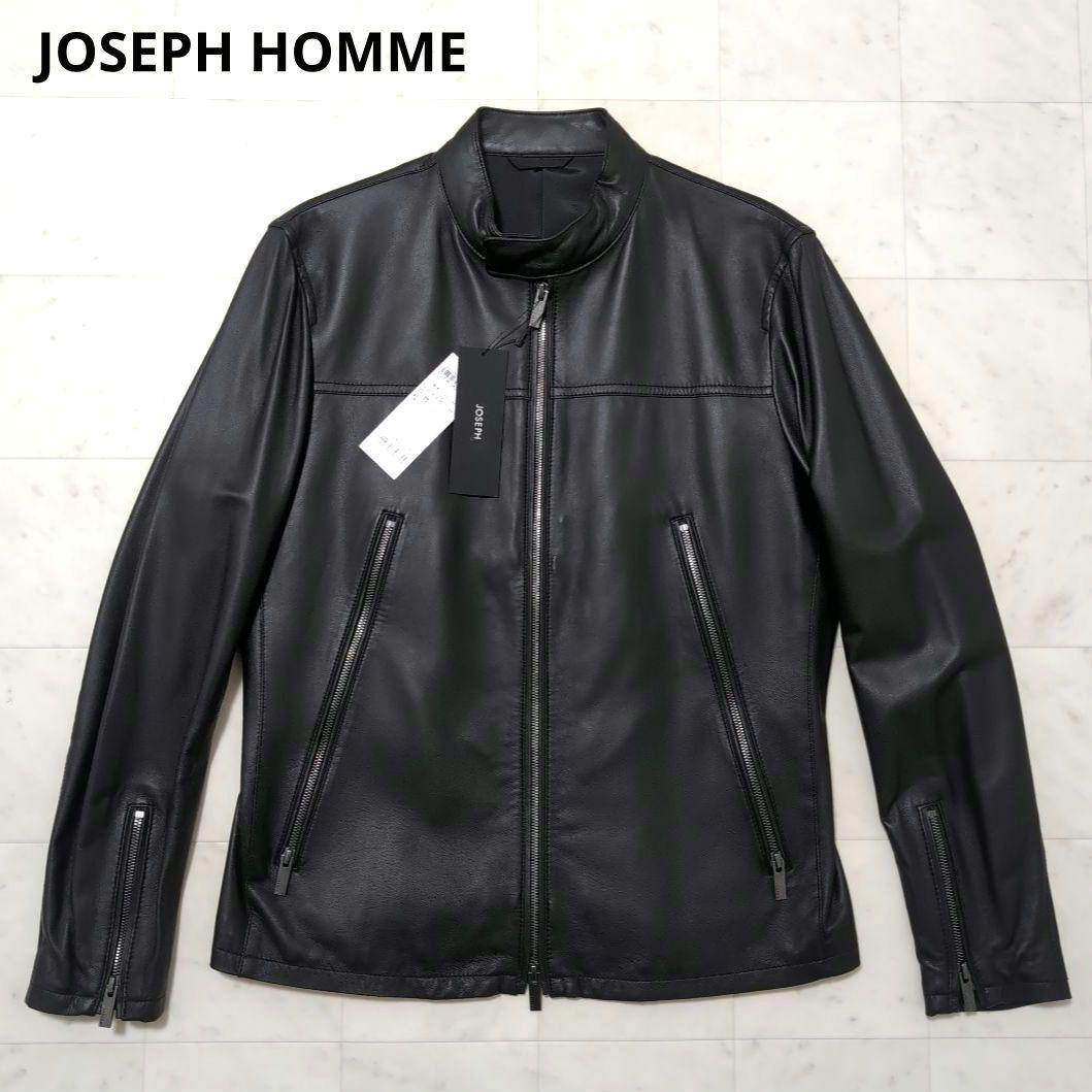 新品 2024年作品 JOSEPH HOMMEシングルライダースジャケット